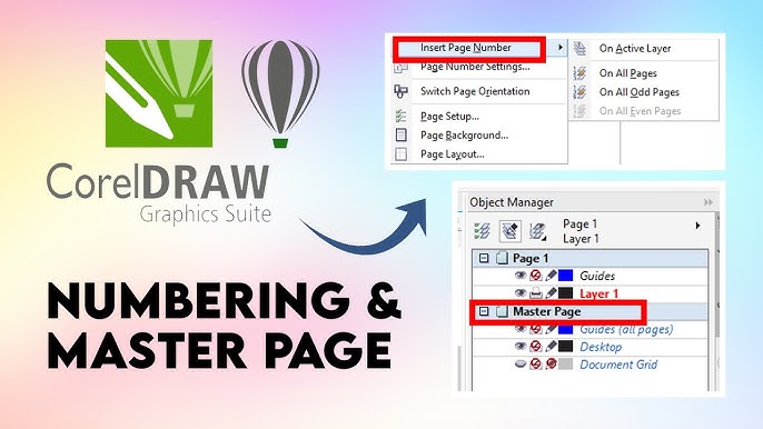 Paste Copied Data on all pages - CorelDraw