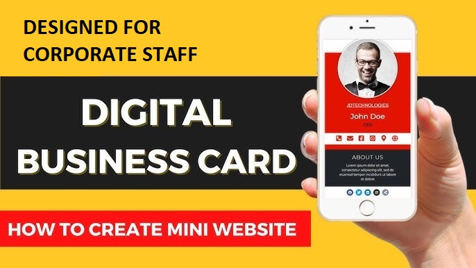 Digital Visiting Card Corporate